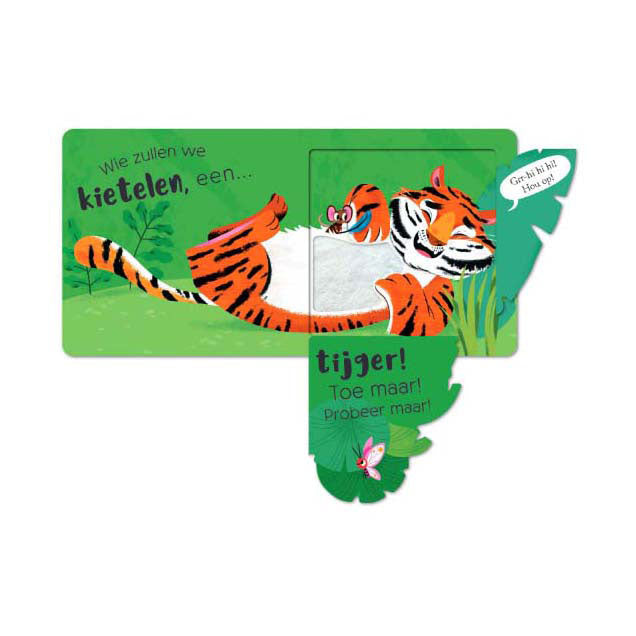 Lantaarn Publishers Kitzel und Kitzel einen Tiger Klappenbuch
