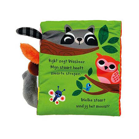 Lantaarn publishers van wie is deze staart? bosdieren babyboek