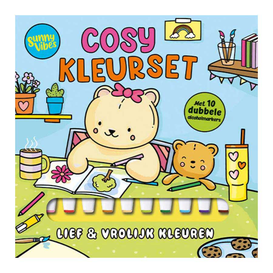 Lantaarn Publishers Cosy Malset mit 10 Markern