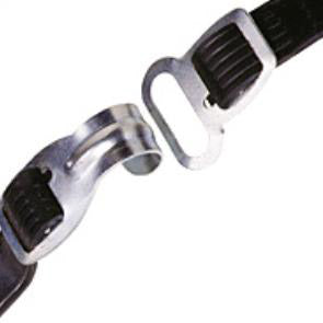 Bibia Schnellverschluss mit Haken und Öse 50 cm - schwarz