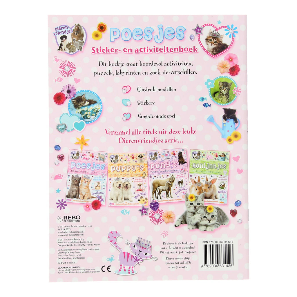Genuss – Kätzchenaufkleber und Aktivitätsbuch