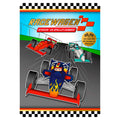 Rebo publishers sticker- en spelletjesboek racewagen