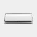 Brabantia broodtrommel met schuifdeksel fresh white 17,3x26,2x44,5xm 16 liter