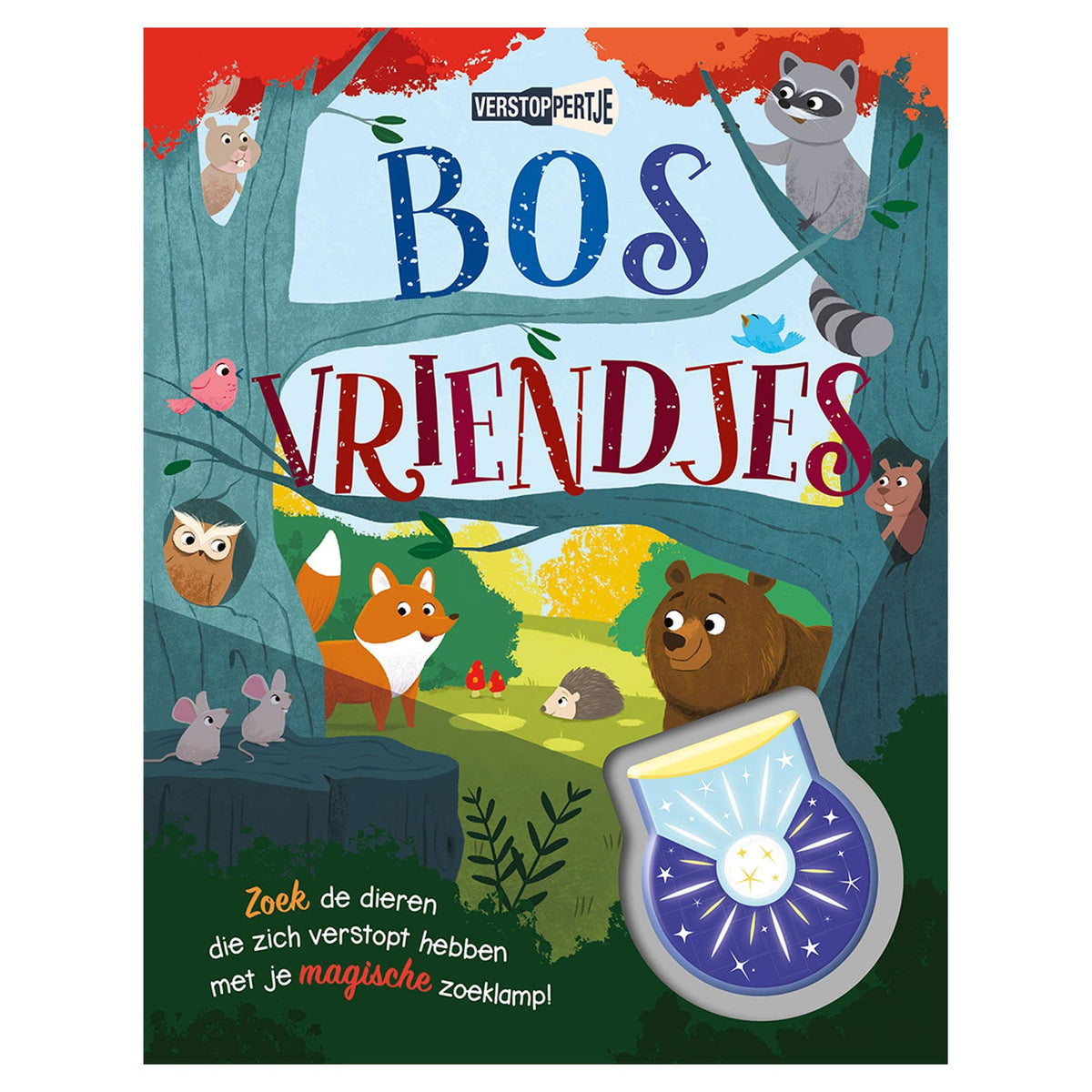 Rebo Publishers: Interaktives Suchbuch „Waldfreunde mit Taschenlampe“