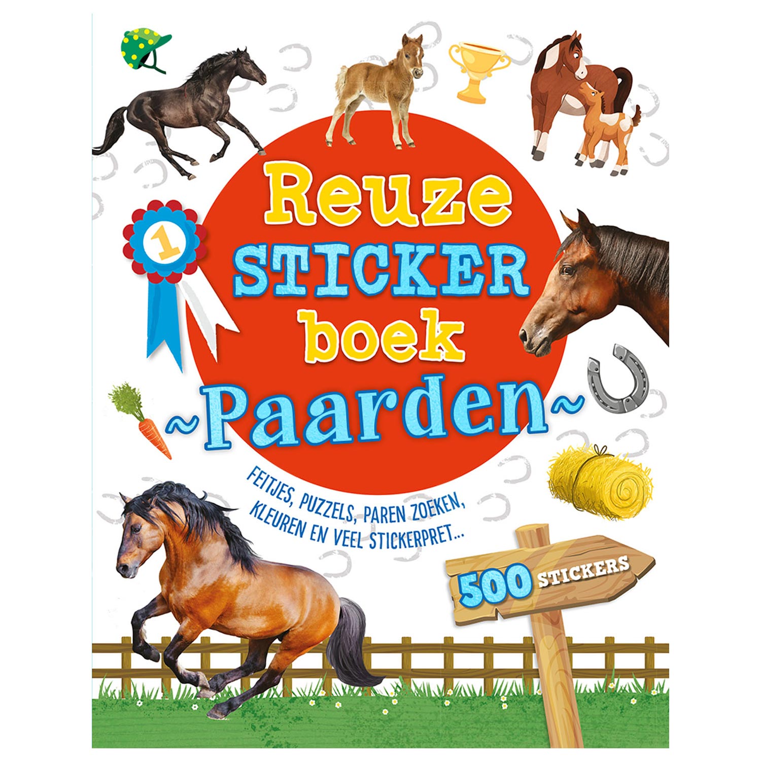 Rebo Publishers Riesen-Stickerbuch Pferde