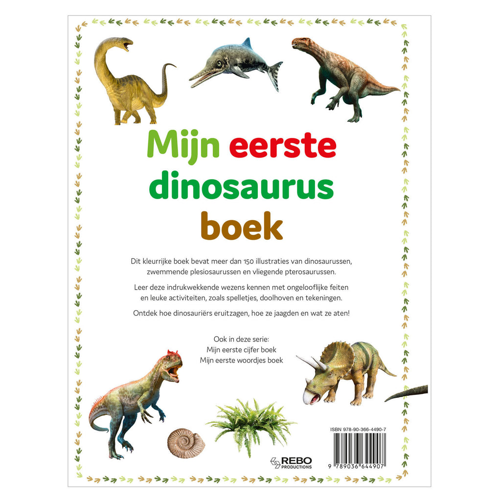 Rebo macht sich über mein erstes Dinosaurierbuch lustig.