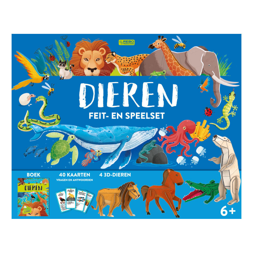 Rebo Publishers Tiere – Fakten- und Spielset