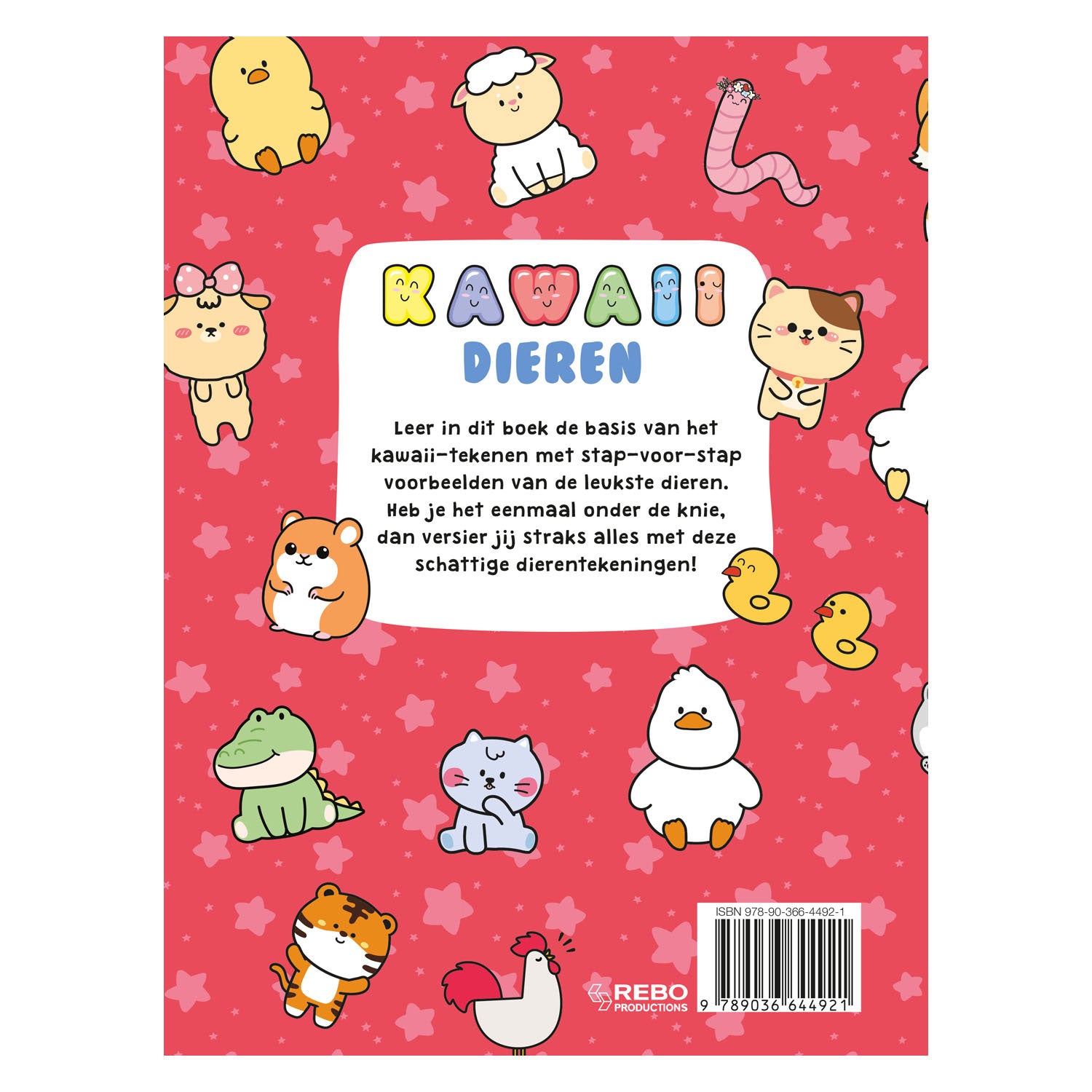 Kawaii-Tier des Rebo-Verlags lernen Schritt für Schritt das Zeichnen