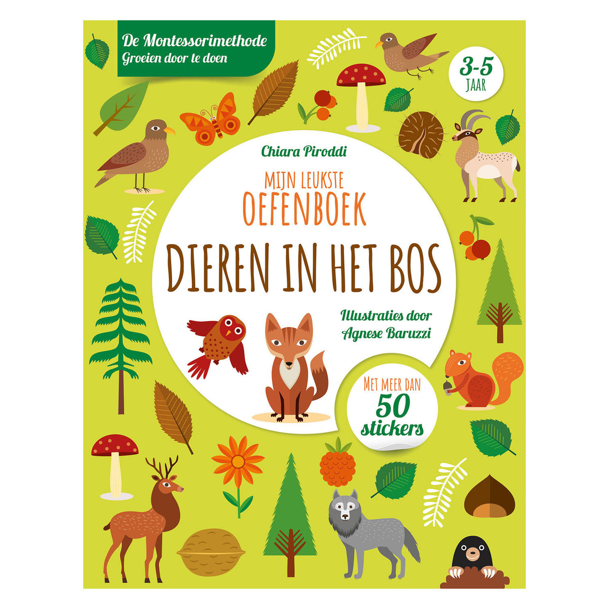 Rebo publishers dieren in het bos - oefenboek