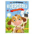 Rebo publishers boerderij - kleuren op nummer