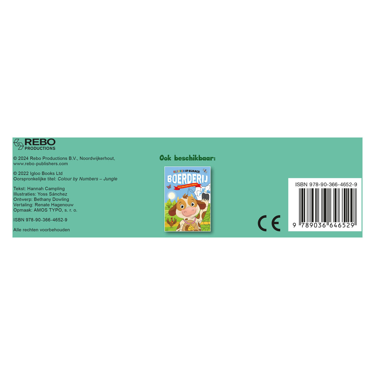 Rebo publishers jungle - kleuren op nummer