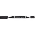 Permanente marker staedtler lumicolor permanent duo 348 zwart