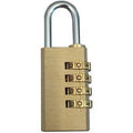 Hangslot viso cl4comno 4 cijfers 28 mm goud