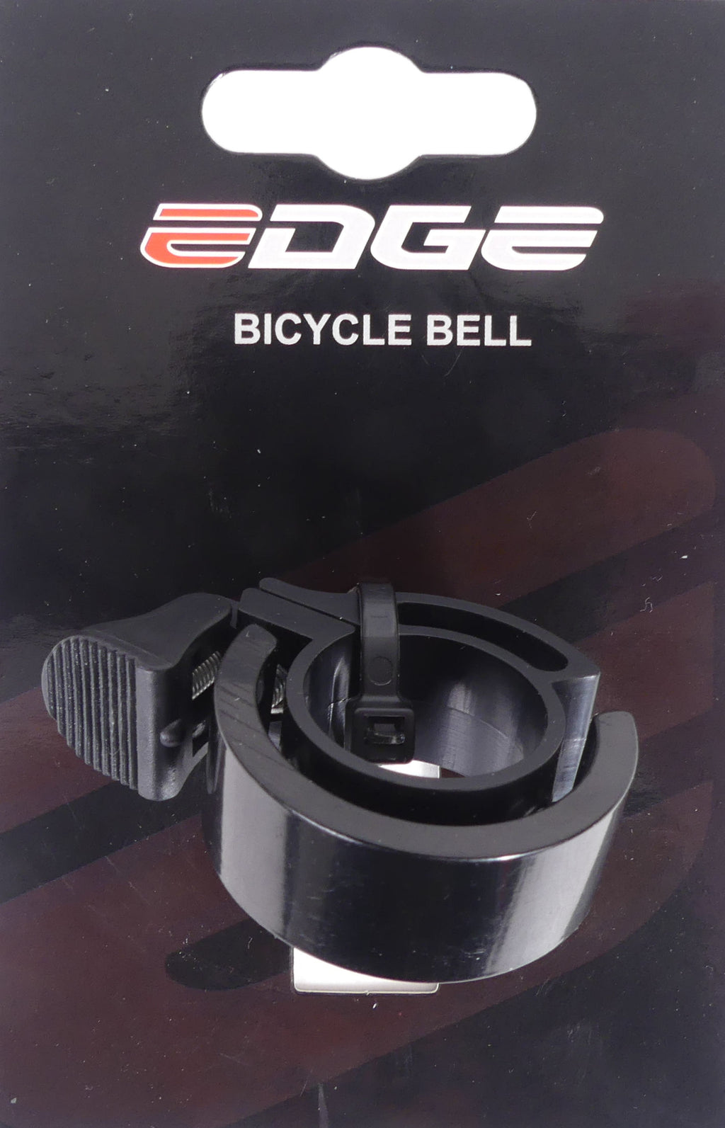 Edge fietsbel aeroring - zwart