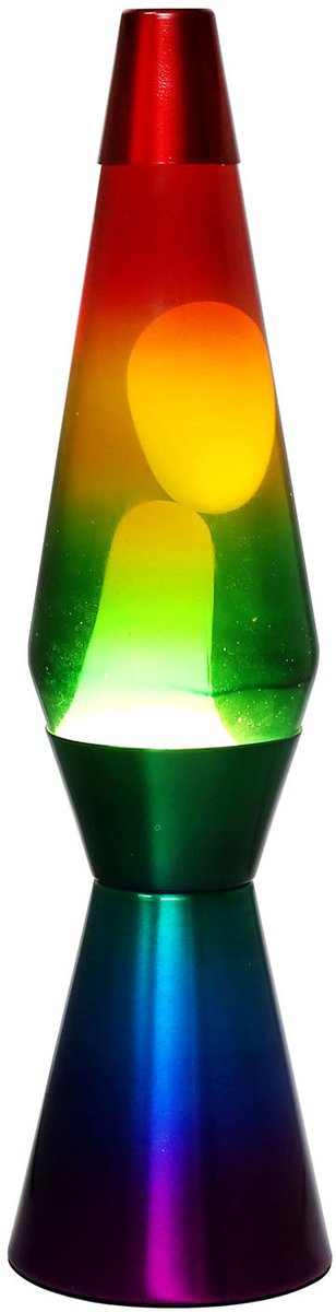 Lava-Lampe Regenbogen