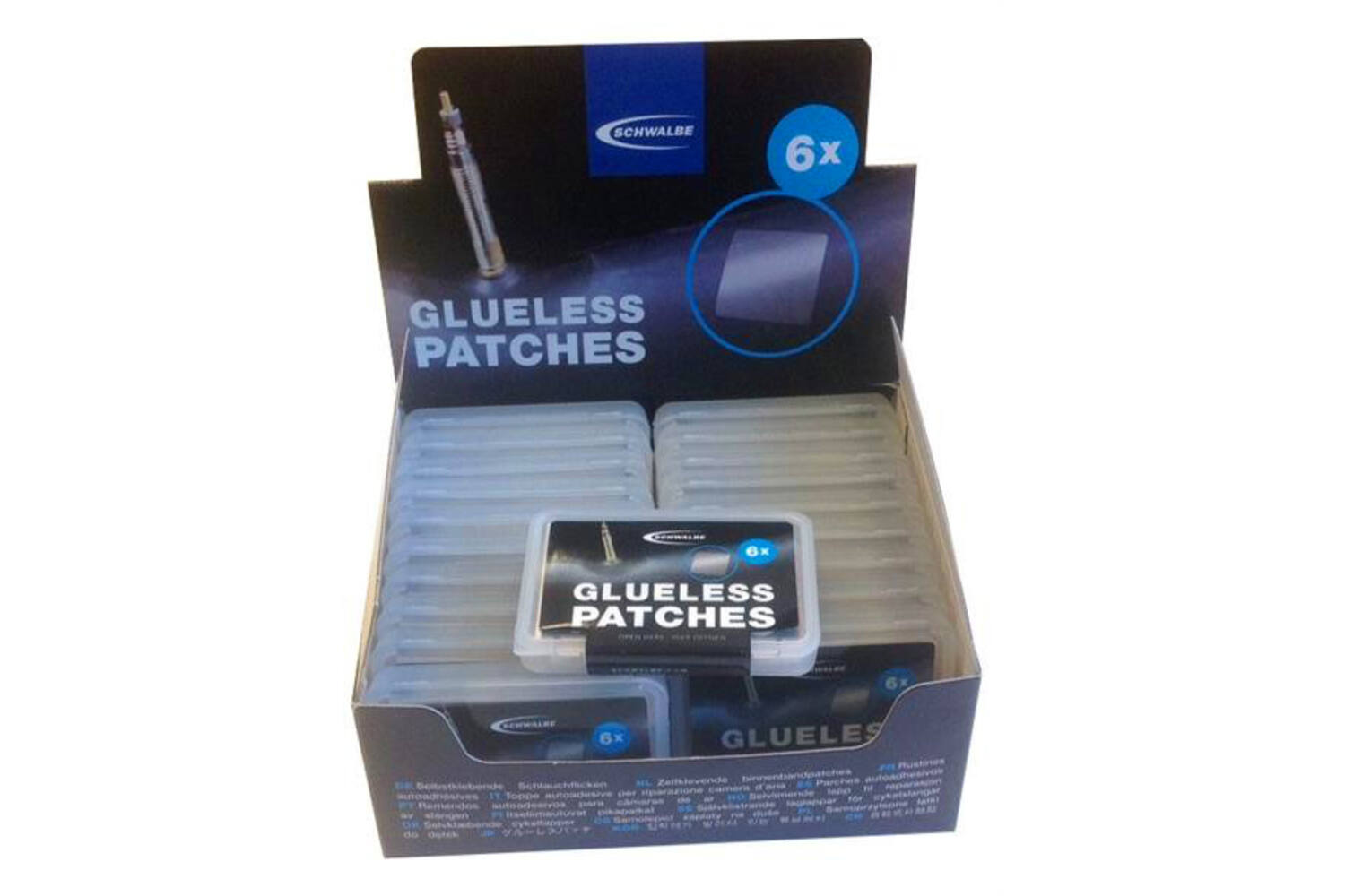 Schwalbe Reifenflicken selbstklebend 20 Sets à 6 Stück im Sichtkarton