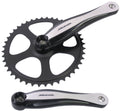 Kurbelgarnitur 44T Miranda Beta 1+ für 3 32 Kette - Aluminium - Schwarz