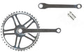 crankstel set met spiegat 44T 170 mm zilver