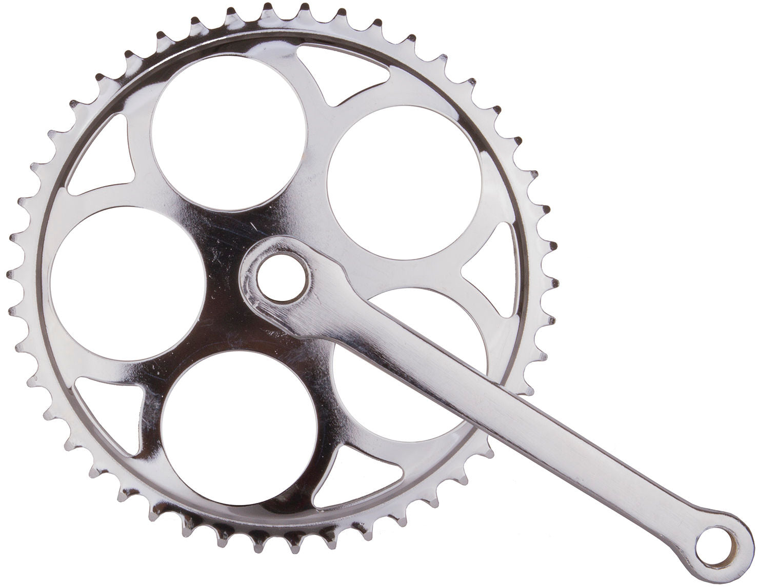 Ty crankstel 46t met spie - 170mm crankarm - chroom