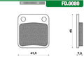 Bremsbelagsatz Newfren FD0080
