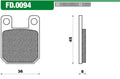 Bremsbelagsatz Newfren FD0094