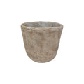 Mansion atmosphere bloempot steen crème 13,5x12cm