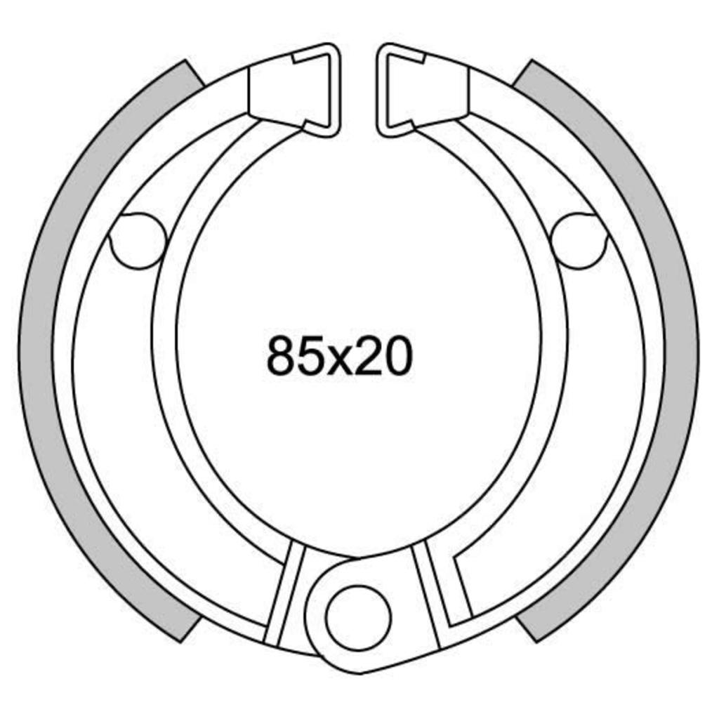 Bremssegmentsatz Newfren GF1253
