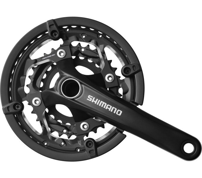 Shimano fc-t551 crankset w chain guard