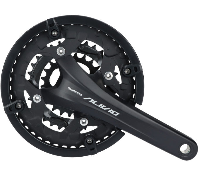 Shimano Kurbel 9-Geschwindigkeit Alivio T4060 mit 175-mm-Kurbel 48 x 36 x 26 Z. Schwarz