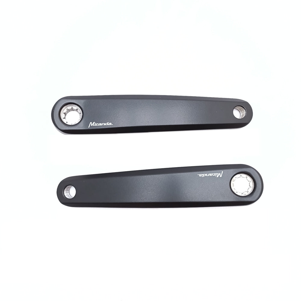 Kurbelgarnitur (links und rechts) Miranda Delta – mit Kurbelarm 170 mm – Bosch Gen3 BNI – schwarz