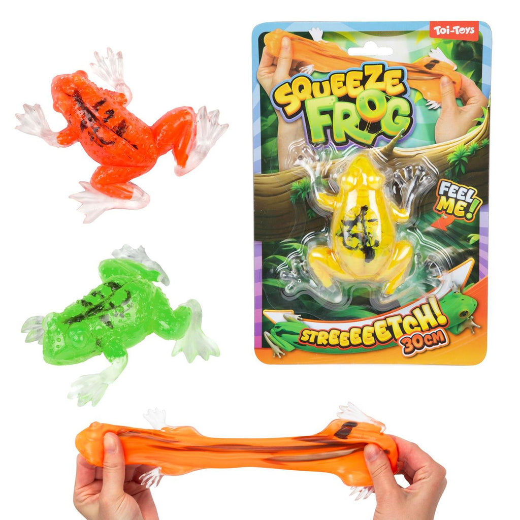 Toi-Toys Knetfrosch, dehnbar bis zu 30 cm
