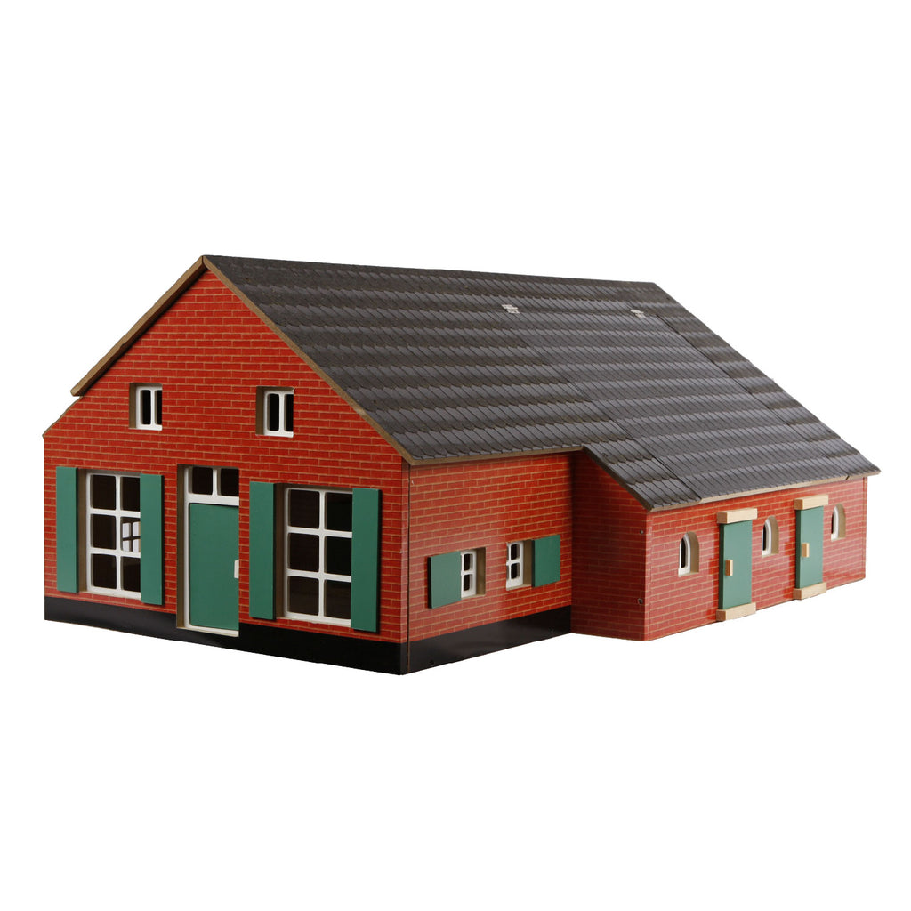 Kids Globe Bauernhaus mit Stall, 1:32