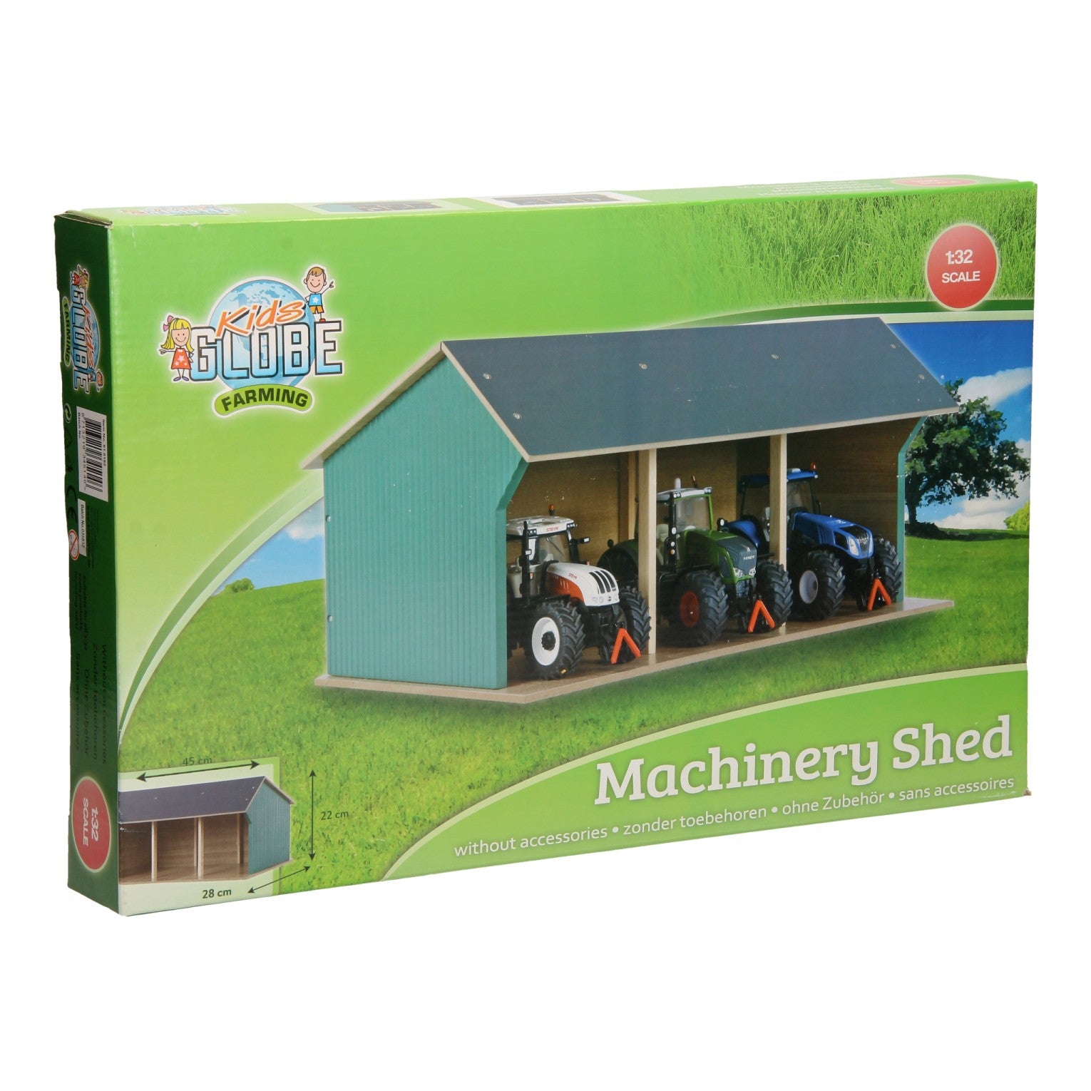 Kids Globe Landwirtschaftsschuppen 1:32