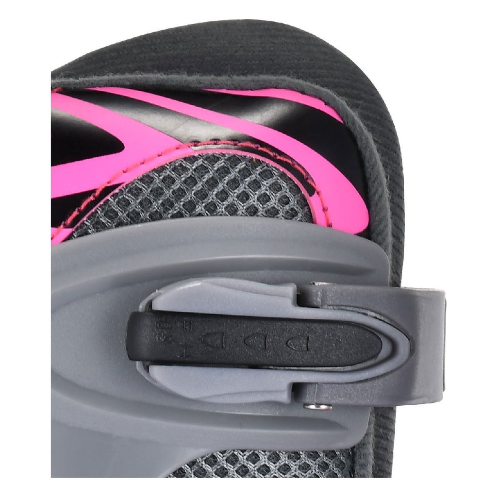 Inlineskates, rosa-grau, Größe 33-36