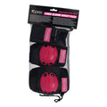 Street rider beschermset m - roze, 6dlg.