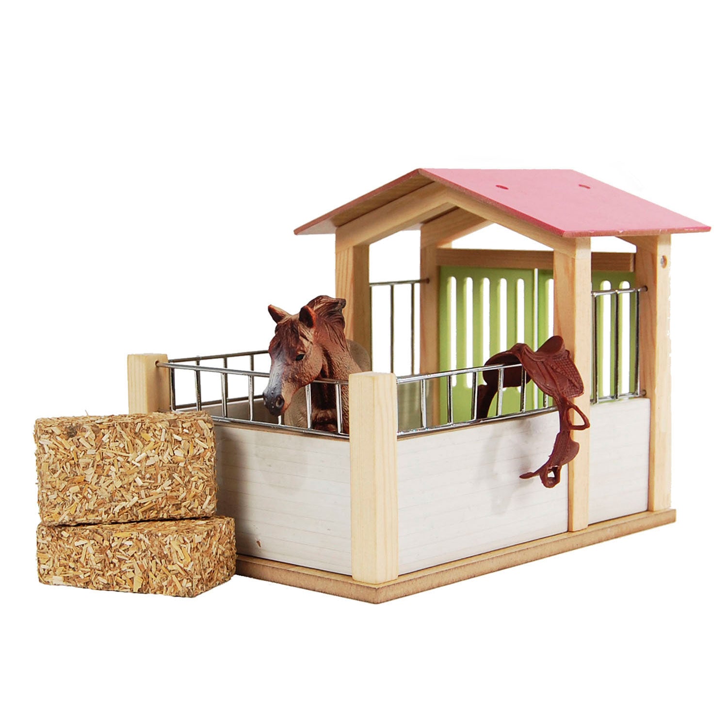 Kinder-Globus, Globe-Pferdebox, Holz, 1:24