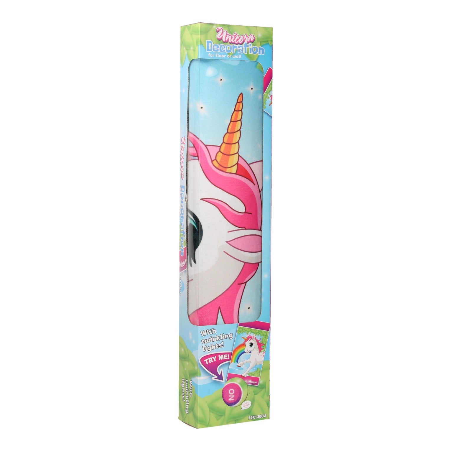 Unicorn kleed met led lichtjes 72x120cm