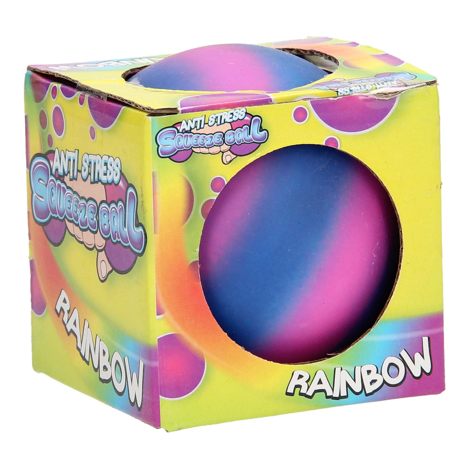 Zappel Regenbogen-Quetschball
