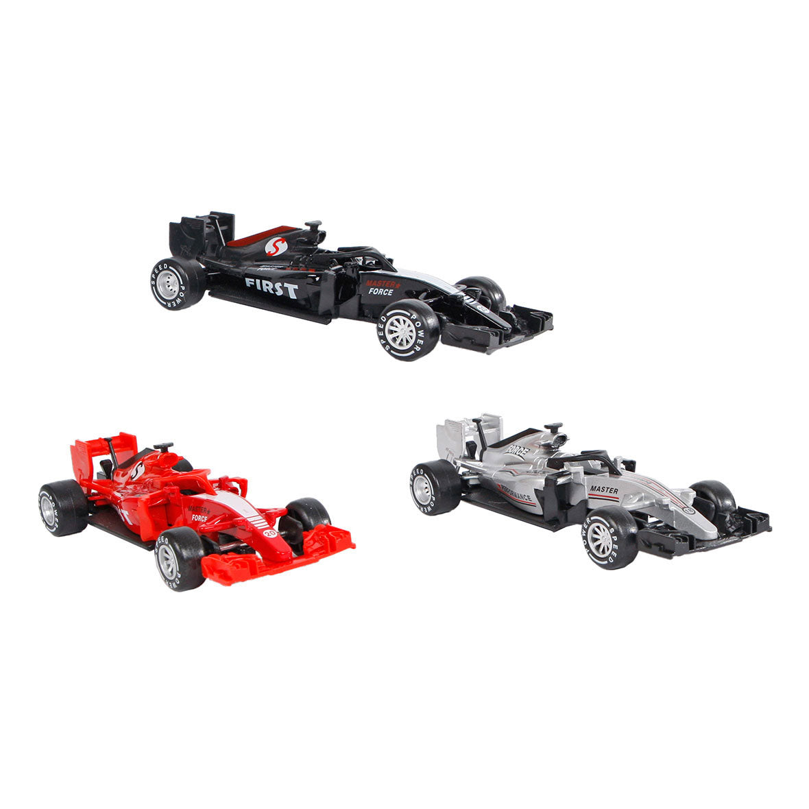 2-Play Formel-Rennwagen, Druckguss, 13 cm