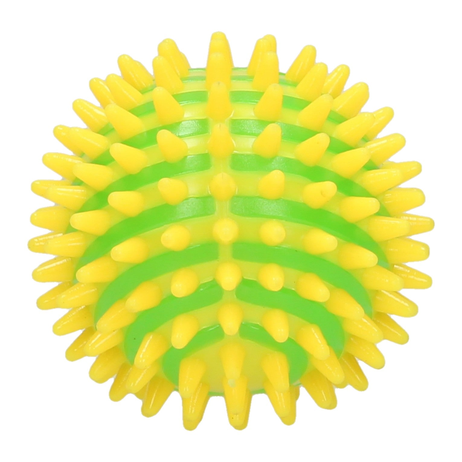 Hüpfball mit Stacheln und Licht, 9 cm