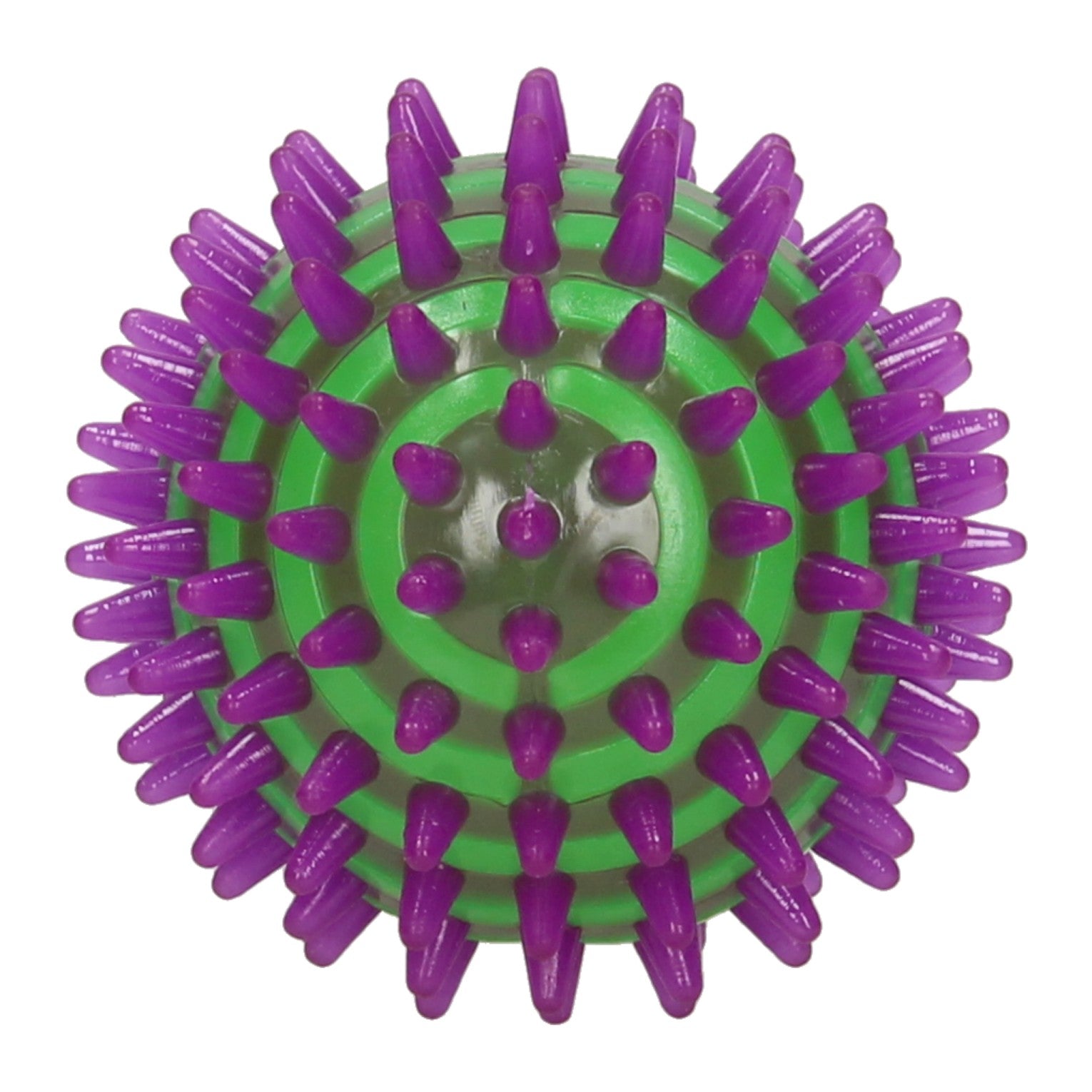 Hüpfball mit Stacheln und Licht, 9 cm