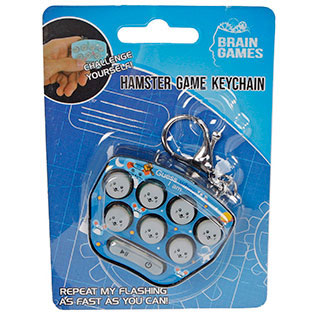 Denkspiele Hamster-Spiel-Schlüsselanhänger mit Licht und Sound