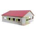 Kids globe paardenstal met 3 boxen + binnenbak 1:32