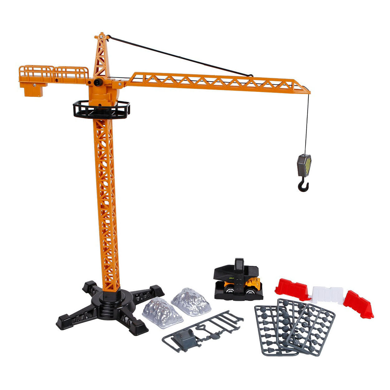 2-play hijskraan 40cm met voertuig