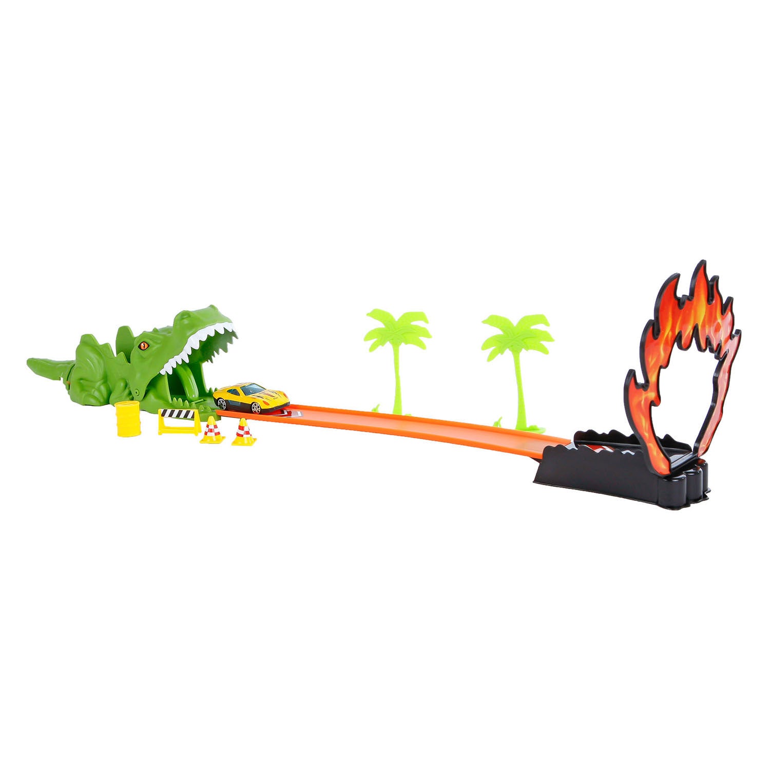 Roadblasters Shootout Rennstrecke mit 3 Die-Cast-Autos Spielset