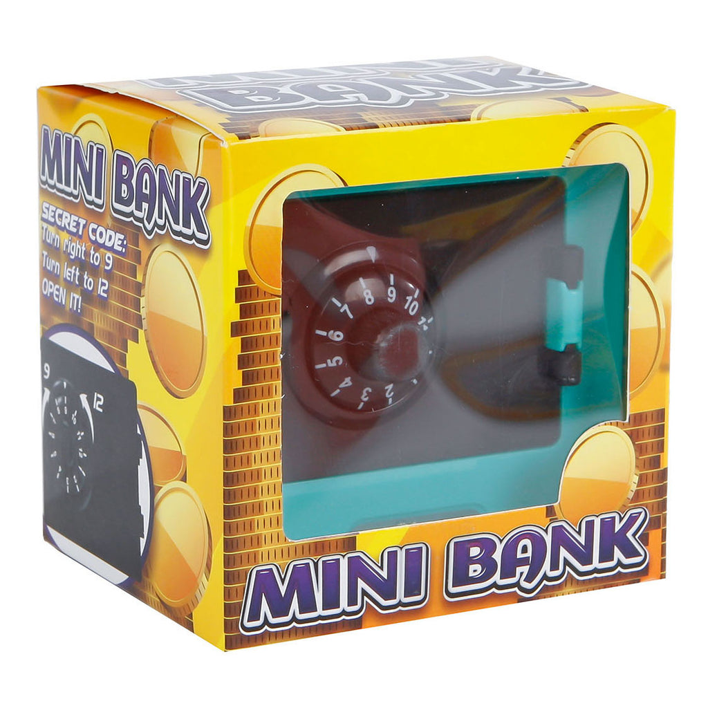 Mini-Geldsafe mit Geheimcode, 9 cm
