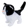 Take me home interactieve looppoes zwart wit, 15,5cm