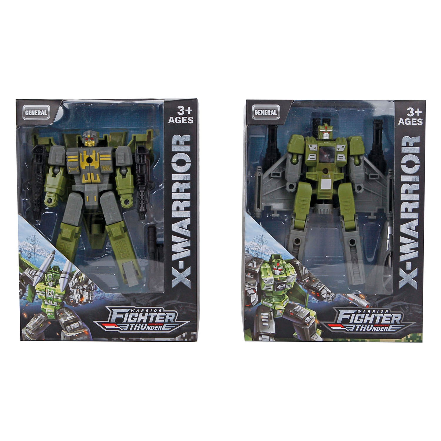 Verwandlungsroboter X-Warrior, 12 cm