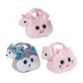 Pluche in tasje 12 cm 3 assorti | 3 stuks