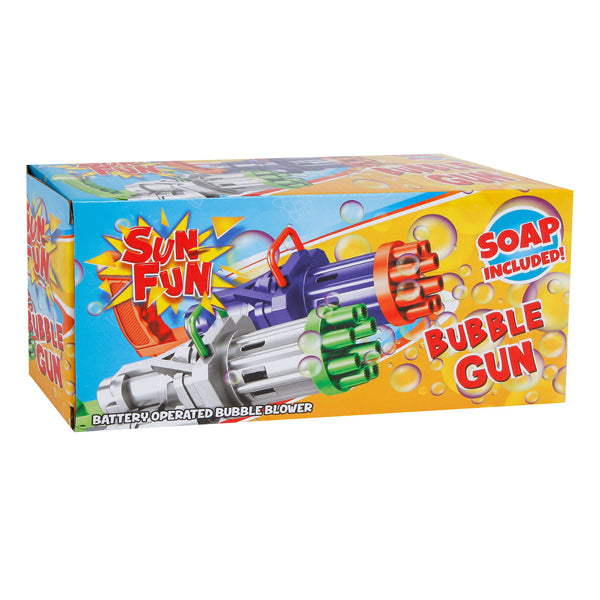 Sun fun super bellenblaaspistool 37cm b o met 50ml bellenblaas